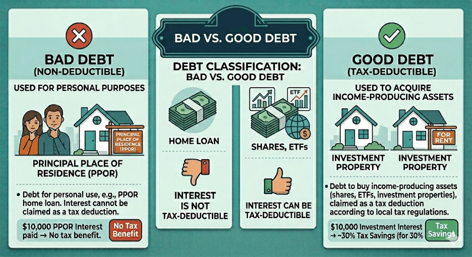 Bad debt Vs good debt